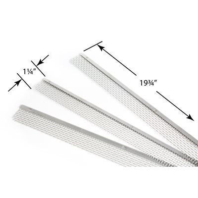 Camco Bug Screen - RV Appliance, 19-3/4 in Length x 1-5/16 in Width, Stainless Steel, Model RS500, Pack Of 3 - 42148