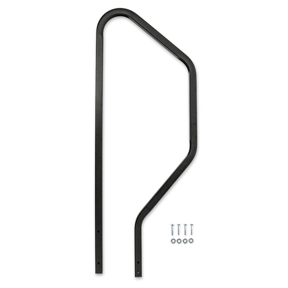 MOR/ryde Entry Step Hand Rail, Use With 2nd Generation StepAbove 3 Step RV Steps, Black - STP214-121H