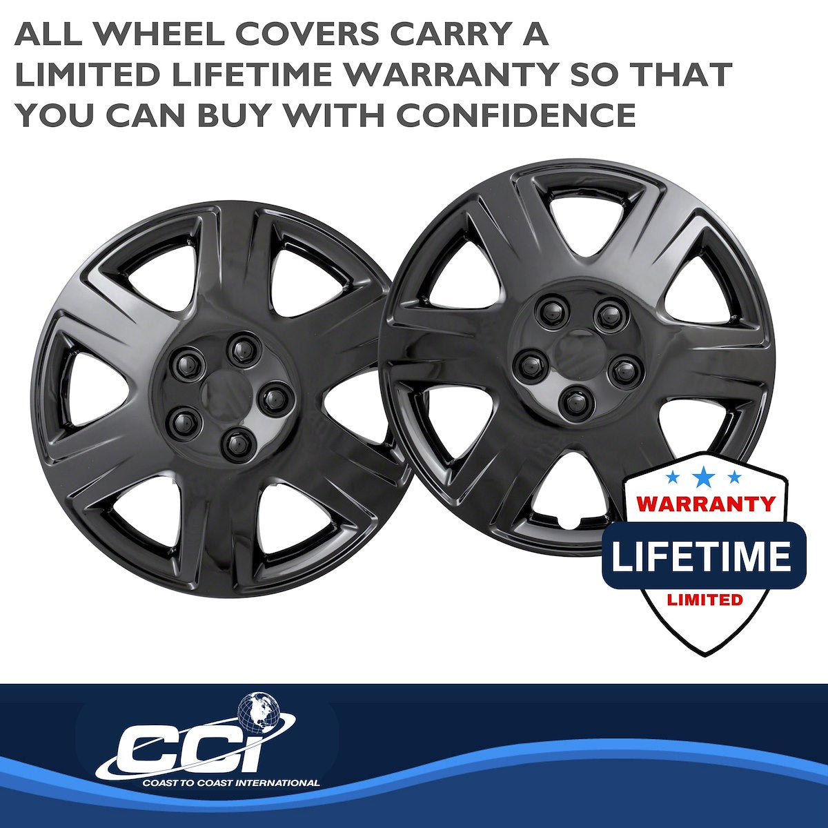 Coast2Coast Universal Wheel Covers IWC42215BLK product image 3