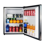 Magic Chef Refrigerator, 2.4 Cubic ft Capacity, 120 V, Stainless Steel - MCAR240SE2