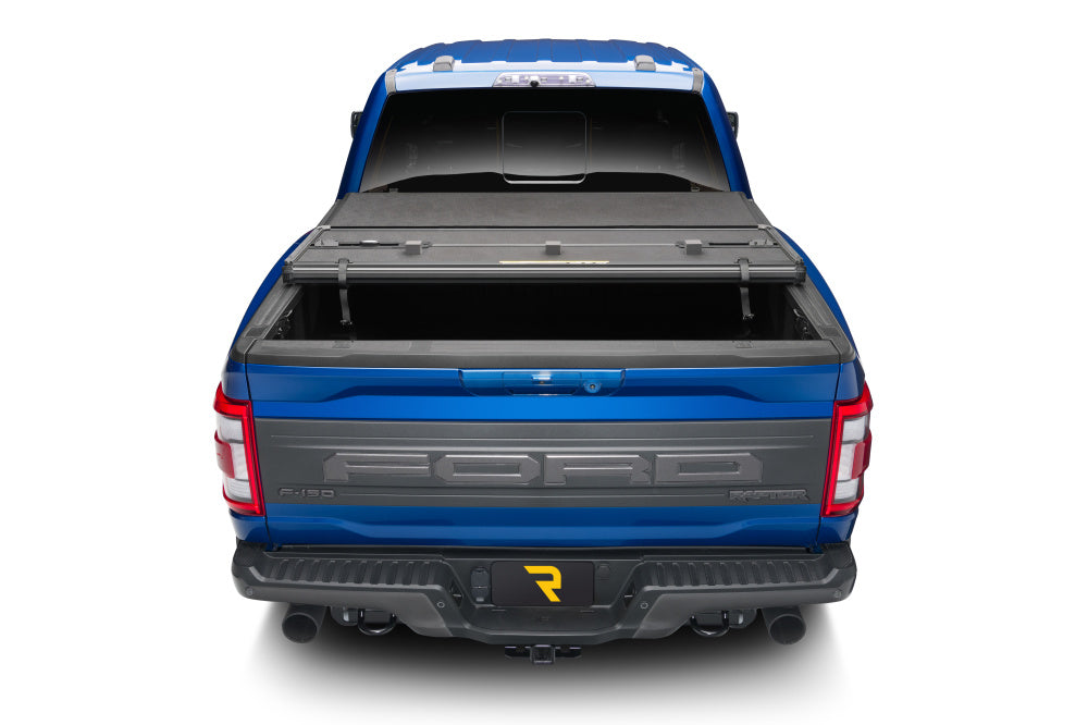 Extang Tonneau Cover, 2 Folds/3 Panels, Textured Black, 1 in Thick EnduraShield Panels With Aircraft-Grade Aluminum Frame - 88488