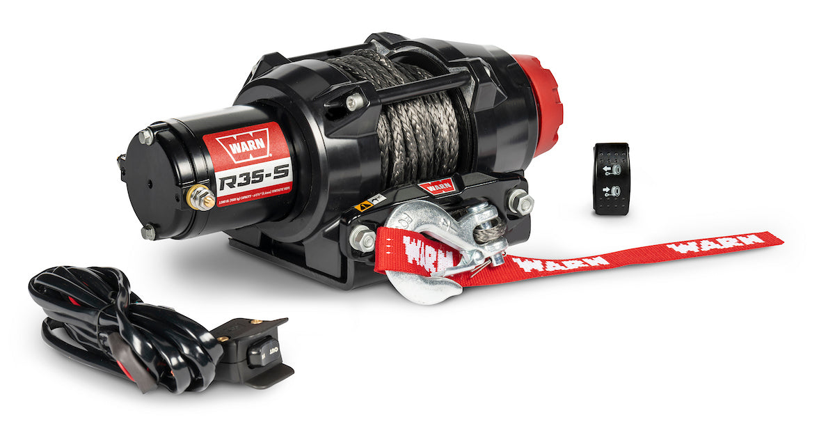 Warn Winch, R35-S Series, 12 V Electric, 3500 lb Line Pull Capacity - 110030