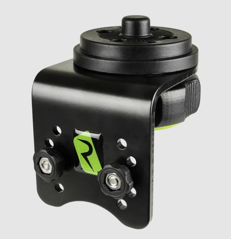 Railblaza Multi Purpose Accessory Mount, Black, Powder Coated Aluminum/Fiberglass Reinforced Nylon/Rubber, 3.3 in Width - 11-4204-11