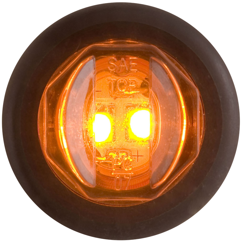 Optronics Trailer Light, MCL11 Series, LED, 3/4 in Width x 3/4 in Height x 0.9 in Depth - MCL11AKB