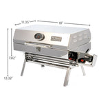 Camco Barbeque Grill, Stainless Steel - 57305