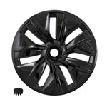 Coast2Coast Wheel Cover, 19 in, 7 Spoke, Gloss Black, Set Of 4 - 56619BLK