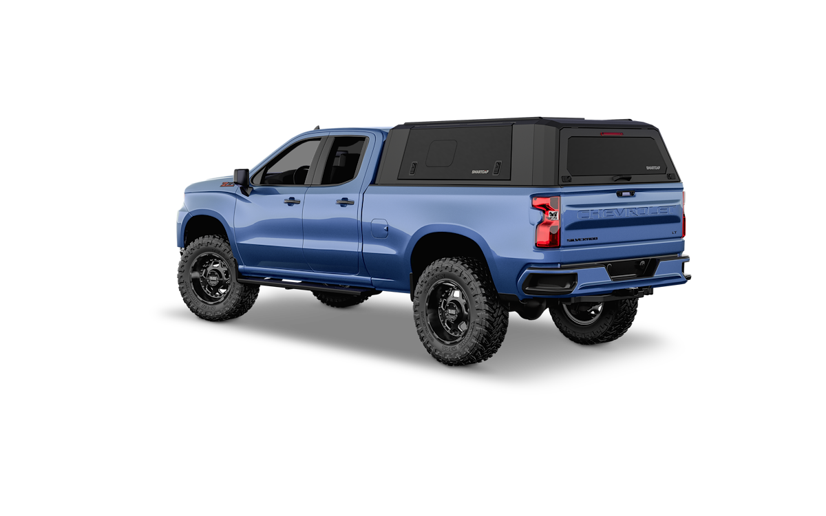 SmartCap Truck Cap, Holds Up To 330 lb When Moving And 770 lb When Parked, Matte Black, Stainless Steel - EV0109-MB