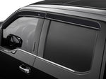 Husky Liners Rainguard, Smoke With Chrome Trim, Set Of 4 - 2854080