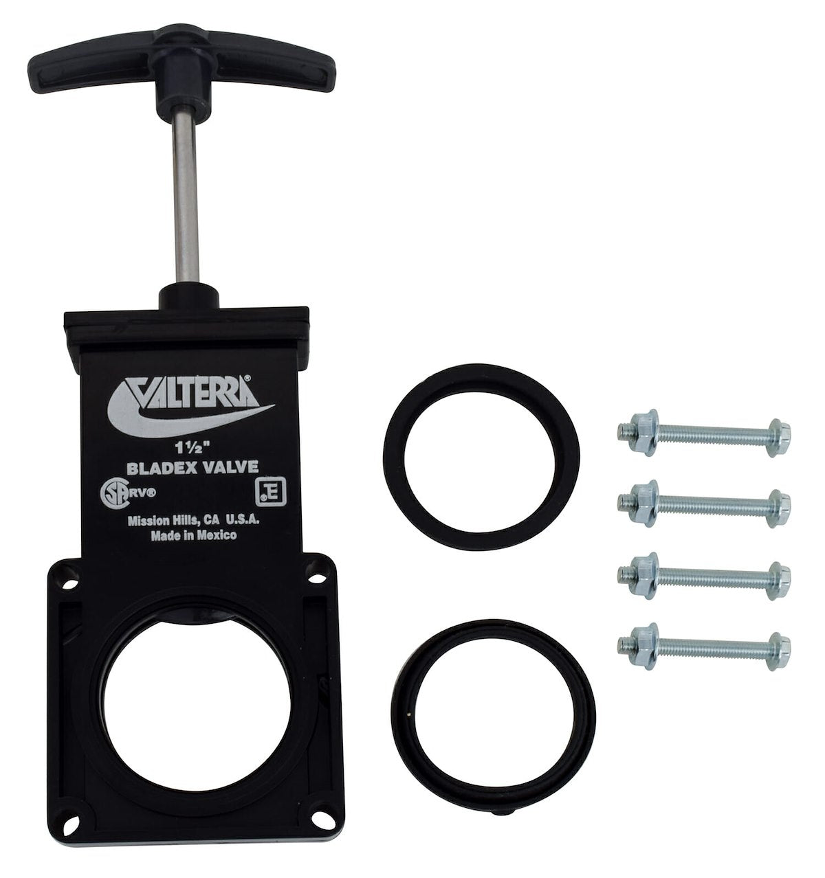 Valterra Sewer Waste Valve, 1-1/2 in Waste Valve - T1001VP