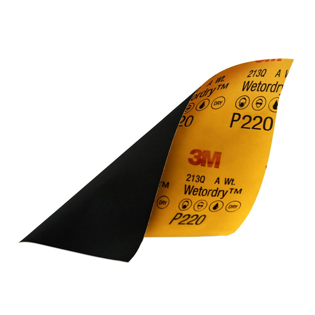 3M Sandpaper, Used For Featheredging/Primer Sanding, P220 Grit, 9 in x 11 in, Pack of 5 - 32043