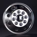Wheel Master Wheel Cover, 16 in, For 8 Lug Wheel, Stainless Steel - 7160B1