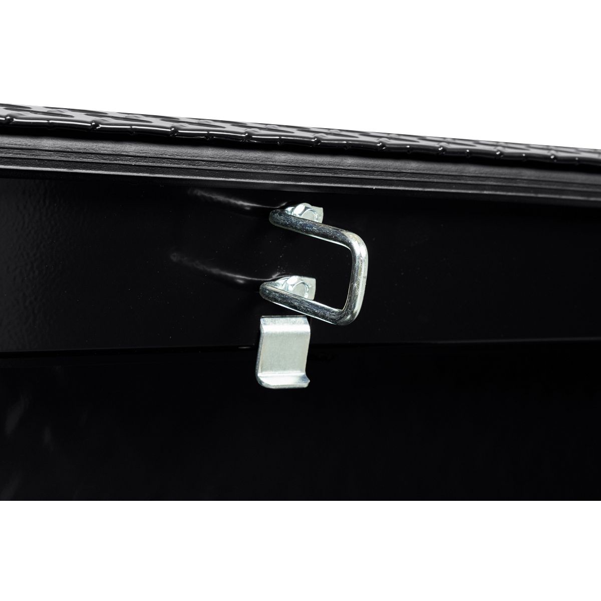 Weather Guard Tool Box, Gloss Black, Aluminum, 20 in Length x 72 in Width x 18 in Height - 127-5-04