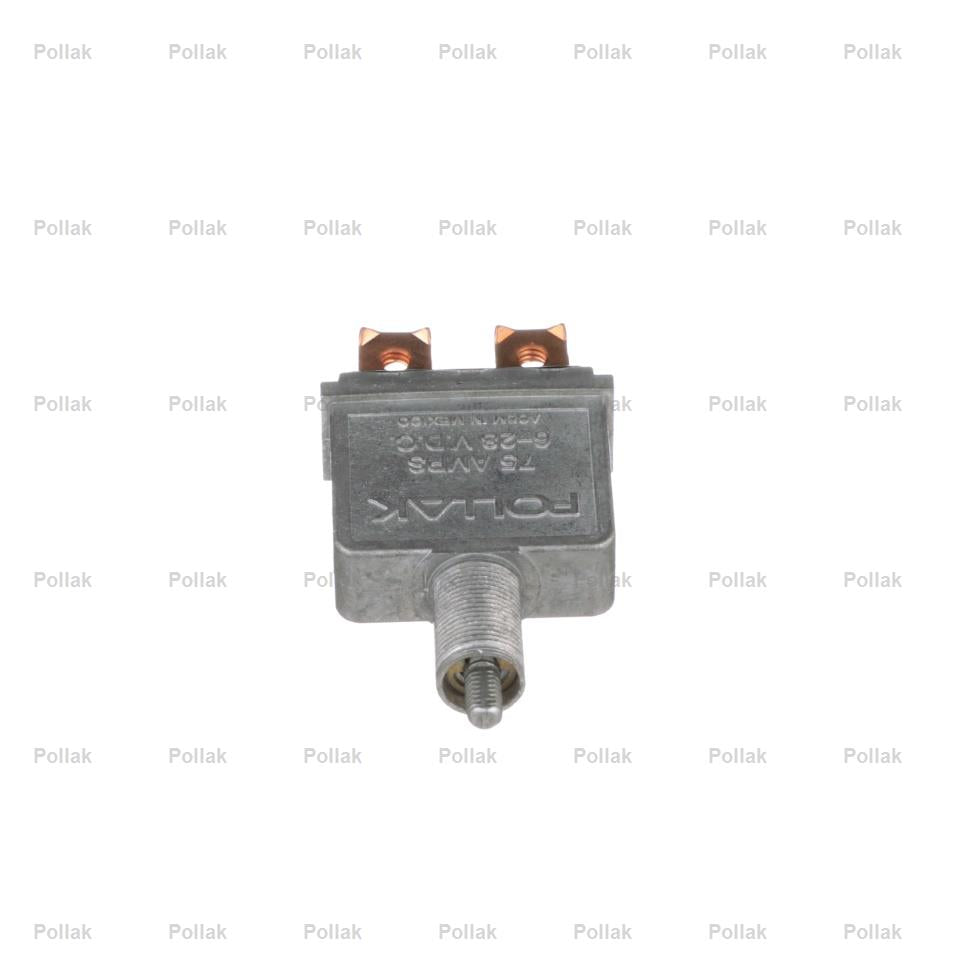 Pollak Multi Purpose Switch, 6 To 28 V, 75 amp DC, Chrome Plated Knob - 35-306P