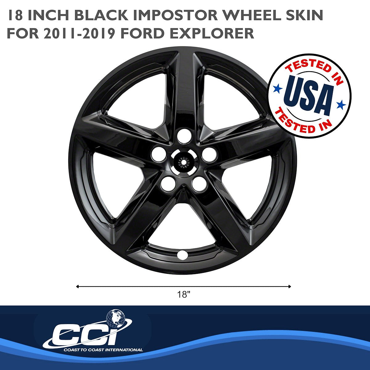 Coast2Coast Wheel Skins & Styled Wheel Covers IMP419BLK product image 3