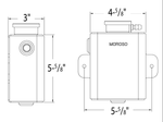Moroso Overflow Tanks/Catch Cans and Components 63766 product image 2