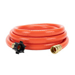 Camco Waste Water Hose, 10 ft Length, 5/8 in Inside Diameter, With 3 in Bayonet Fitting Rinse Cap - 22999