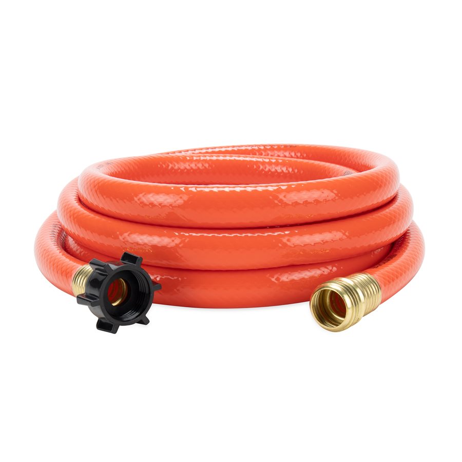 Camco Waste Water Hose, 10 ft Length, 5/8 in Inside Diameter, With 3 in Bayonet Fitting Rinse Cap - 22999