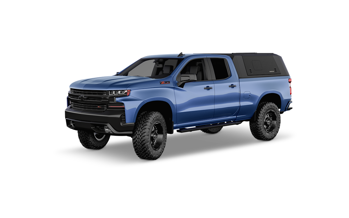 SmartCap Truck Cap, Holds Up To 330 lb When Moving And 770 lb When Parked, Matte Black, Stainless Steel - EV0109-MB