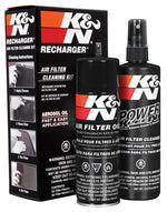K&N Air Filter Cleaner Kit, 12 oz Bottle of Cleaner, 6-1/2 oz Spray Bottle of Oil - 99-5000