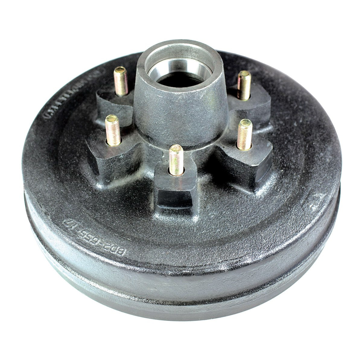 Husky Towing Trailer Brake Hub Assembly, 4100 to 6000 lb Capacity, 12 in Diameter, 6 x 5-1/2 Bolt Diameter - 30804