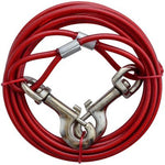 Valterra Pet Leash, Cable Type For Dogs Up To 100 lb, 10 ft Length, Red - A10-2010VP