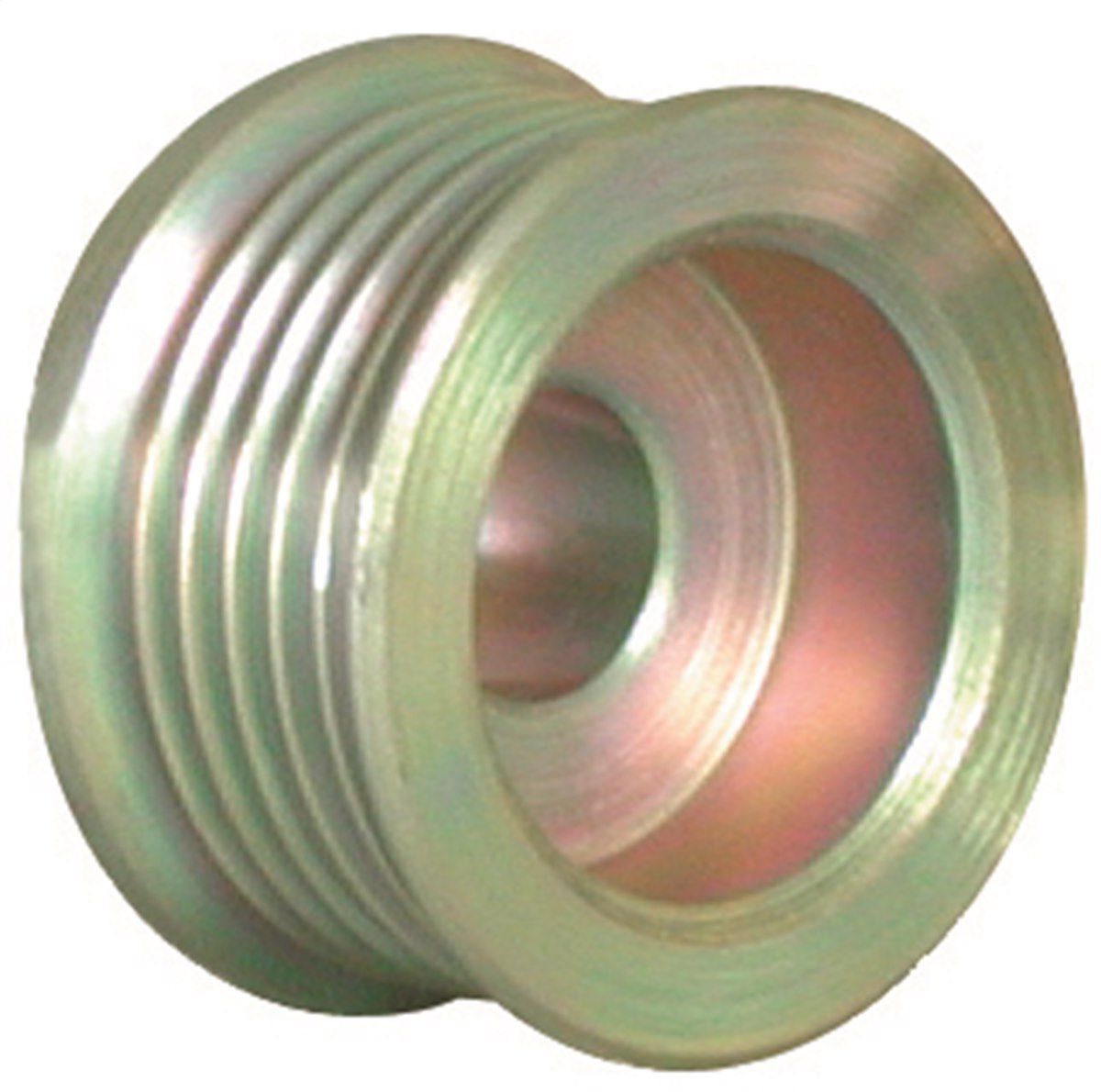 Powermaster Alternator Pulley, Serpentine 6 Groove Pulley, 49mm Overdrive, Steel - 115