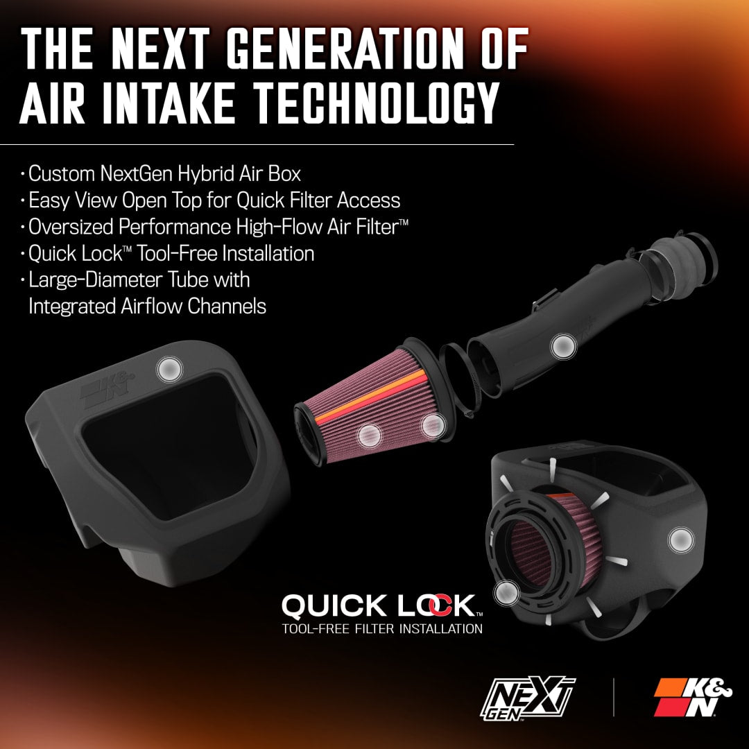 K&N Air Cleaner Assemblies and Air Intake Kits 50-1598 product image 6
