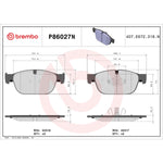 Brembo Brake Pads P86027N product image 7