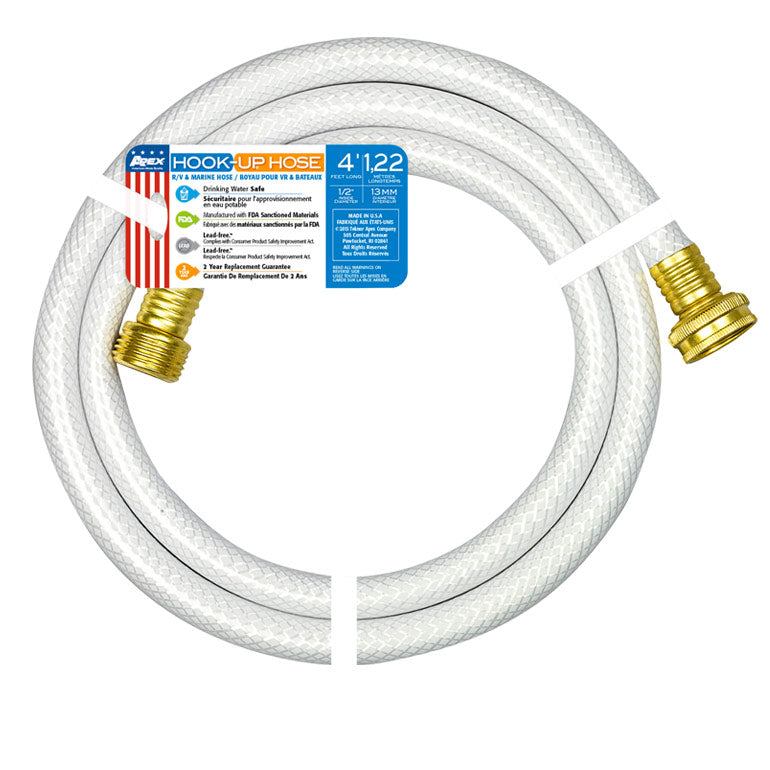Teknor Apex Fresh Water Hose, 1/2 in Inside Diameter, 25 ft Length, 2 Cubic ft - 7533-25
