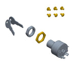 Sierra Marine Ignition Switch, Marine Series, With 6 Wire Connection, Back Up Nut: Brass - MP41000