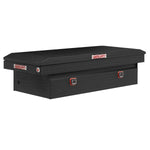 Weather Guard Tool Box, Textured Matte Black, Aluminum, 27-1/2 in Length x 72 in Width x 18-1/2 in Height - 117-52-04