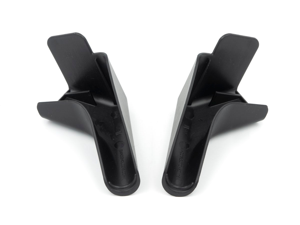 B&B Molders Drip Rail Gutter Spout, Black, Set of 4 - 94171