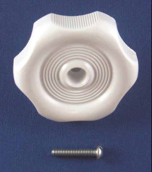Strybuc Window Crank Knob, 7/8 in Shaft, White - 743CE WHT