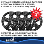 Coast2Coast Wheel Skins & Styled Wheel Covers IWCIMP434BLK product image 5