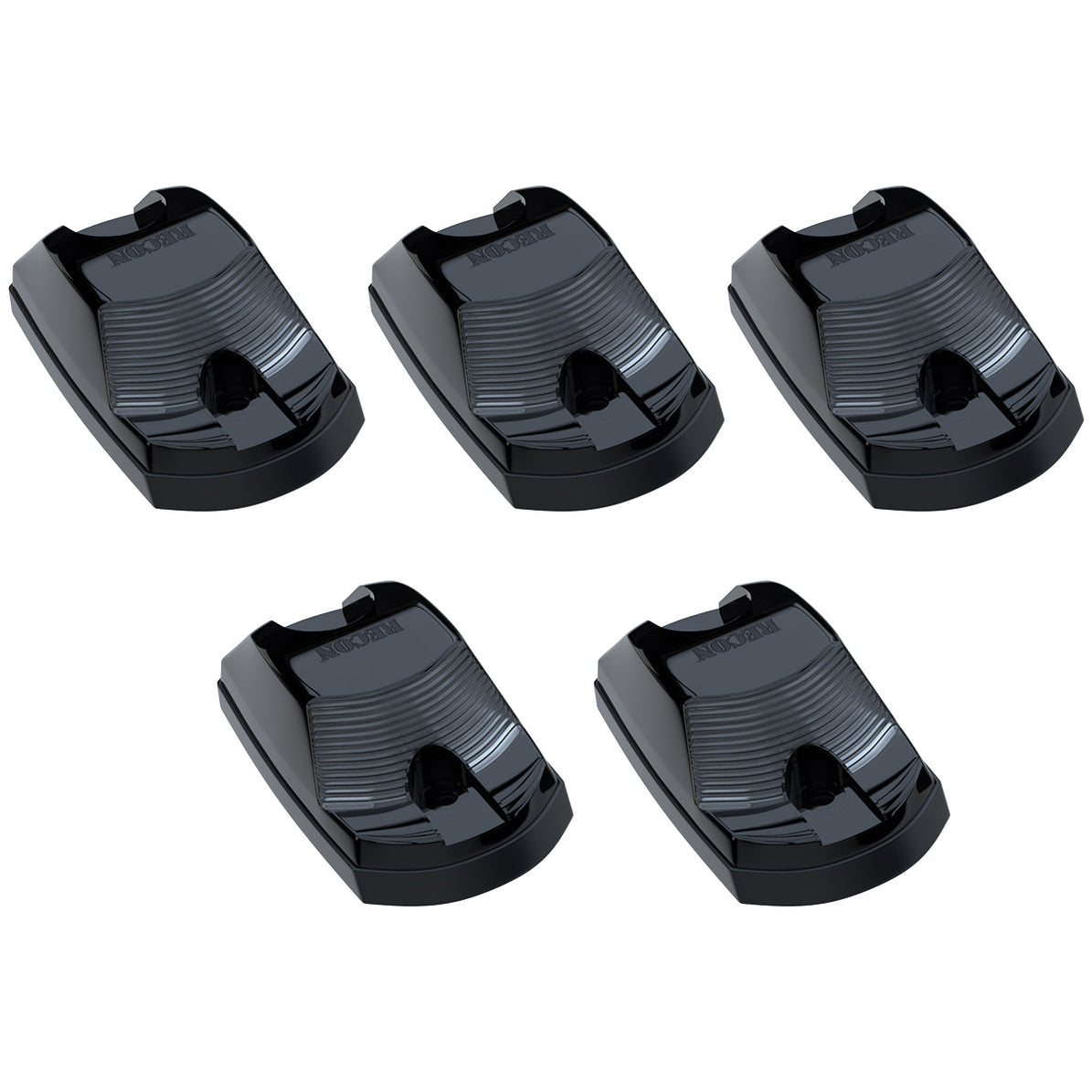 Recon Accessories Roof Marker Light, OLED Running Lights, Set Of 5 - 264342BKHPAM