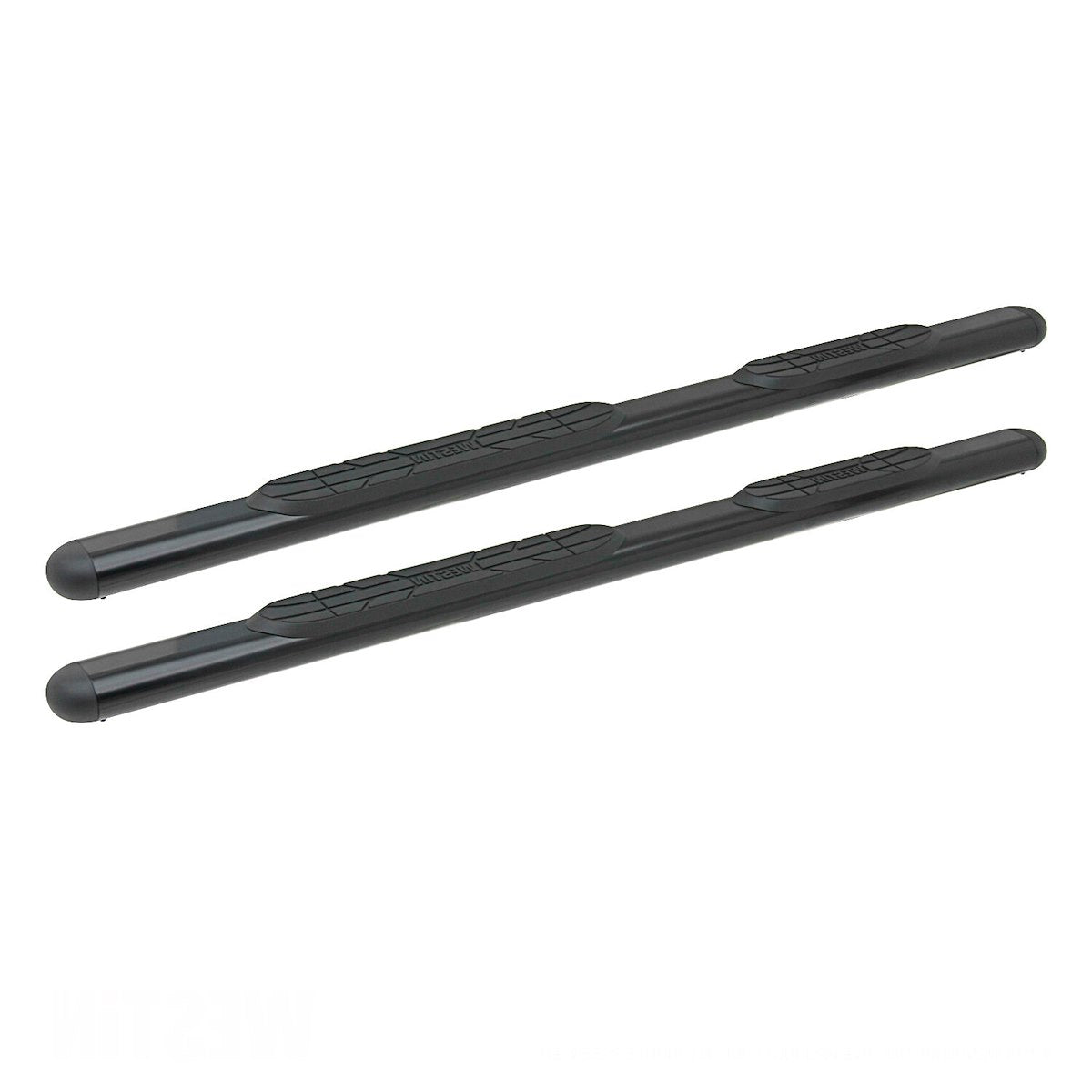 Westin Nerf Bar, 4 in Oval Straight, Black, Steel - 22-5025