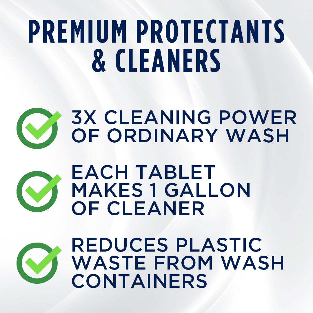 303 Products Inc. Windshield Washer Fluid, Blue, 25 Tablets, Use One Tablet For Up To 1 gal Of Water - 230371