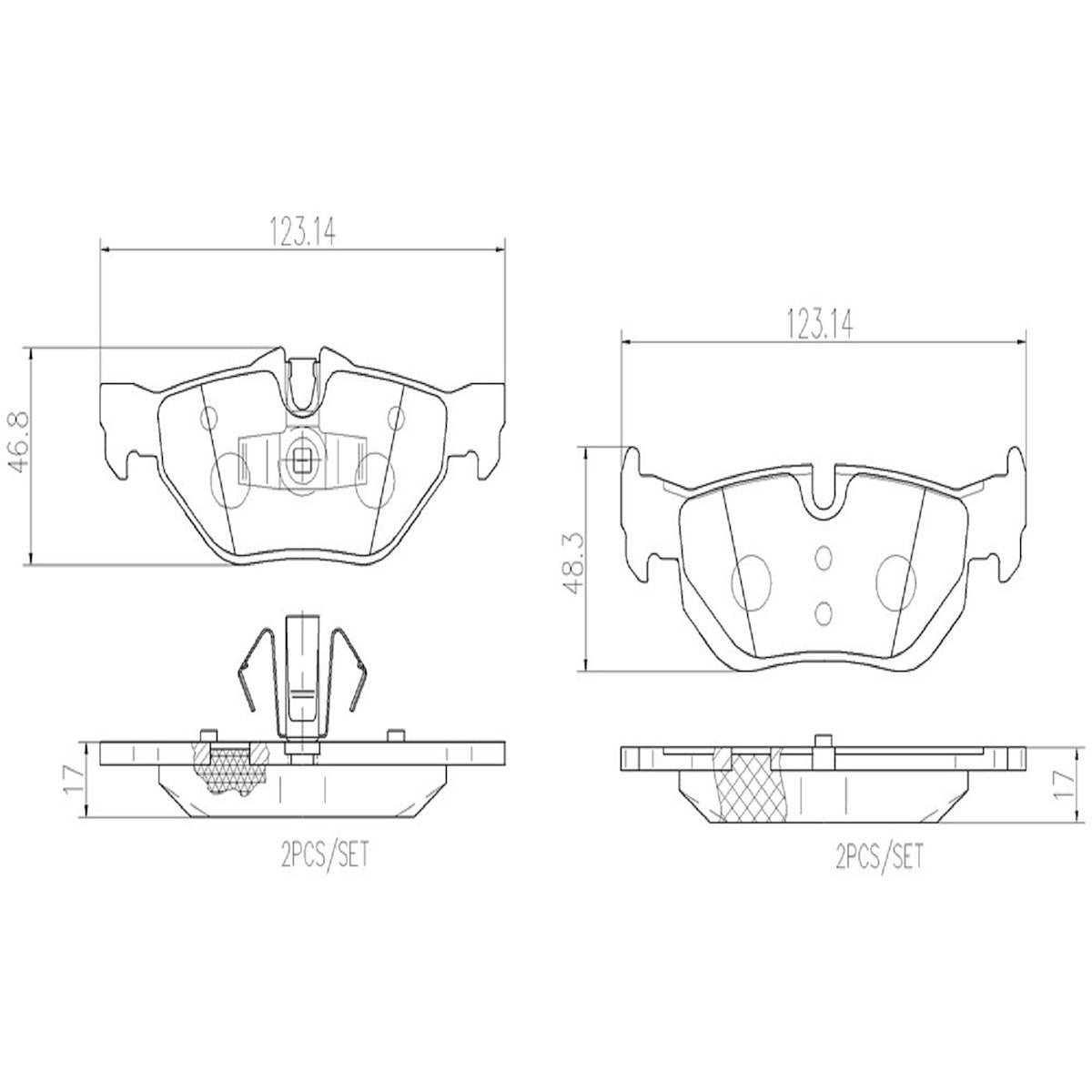 Brembo Brake Pads P06038N product image 7