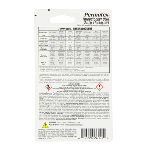 Permatex Thread Sealant, 6 Milliliter Tube - 24027