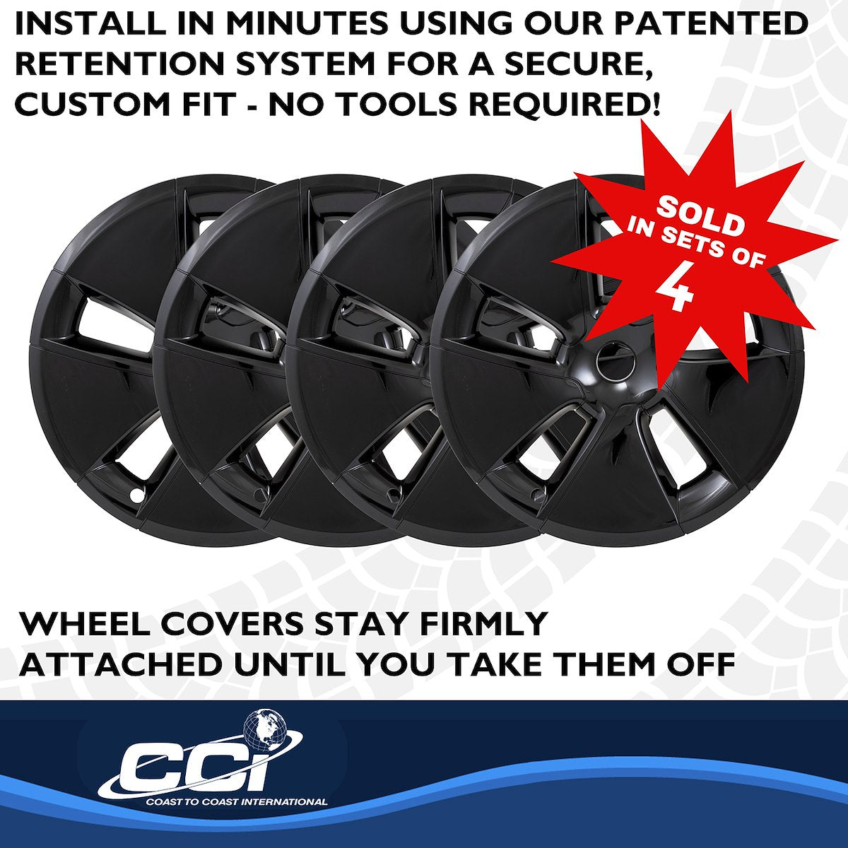Coast2Coast Universal Wheel Covers 56518BLK product image 6