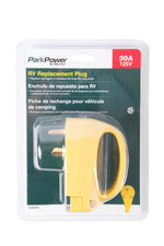 Marinco Power Cord Plug End, Replacement Plug For Marinco 10 Gauge Wires, 30 amp, 3 Prong Ends - 30MPRV