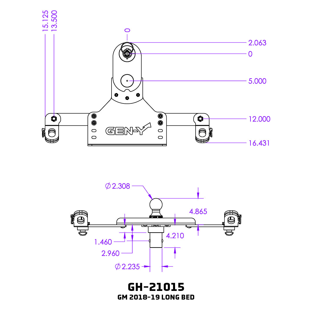 GEN-Y Hitch Gooseneck Hitch Balls GH-21015 product image 5