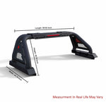 Black Horse Offroad Truck Bed Bar, 3 in Diameter Tube Style, Black, Steel - RB01MT