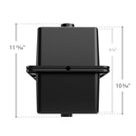 Camco Battery Box, Fits Group 24 Batteries, 14-7/8 in Height x 9-5/8 in Width x 10-1/4 in Depth, Black - 55371