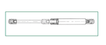 JR Products Multi Purpose Lift Support, 8.91 in Compressed Length, 15 in Extended Length, 20 lb Lifting Capacity - GSNI-5150-20