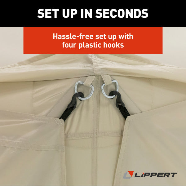 Lippert Portable Canopy Panel, For Lippert 12 ft x 12 ft Pop-Up Gazebo, 69 in Height x 70 in Width - 2021123290