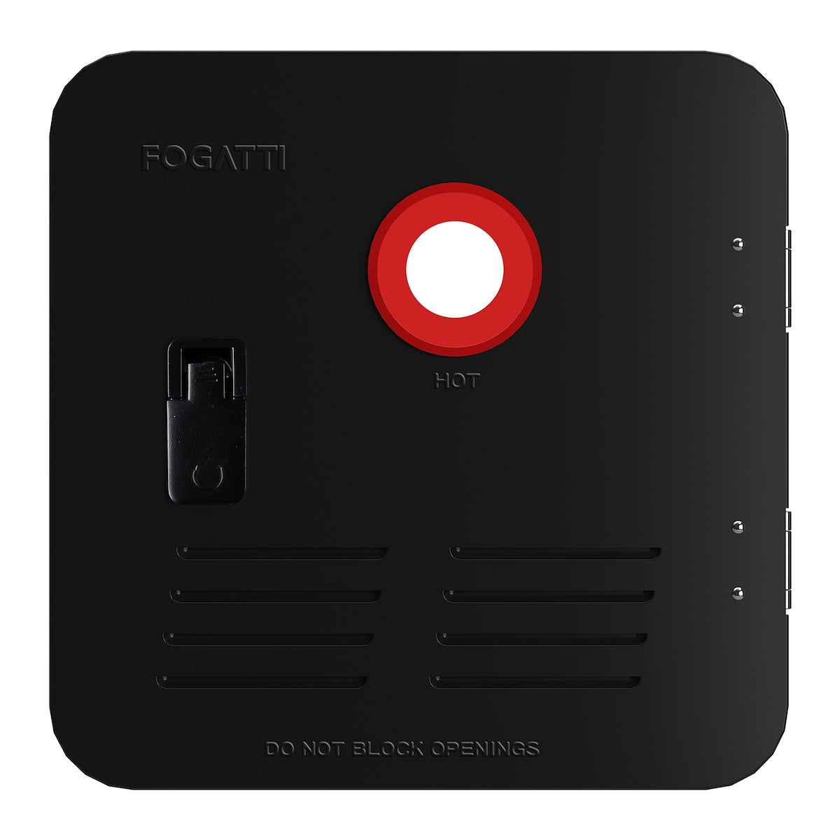 Fogatti Water Heater Access Door, 15 in Length x 15 in Width, Black - FSBD-1515/BLACK