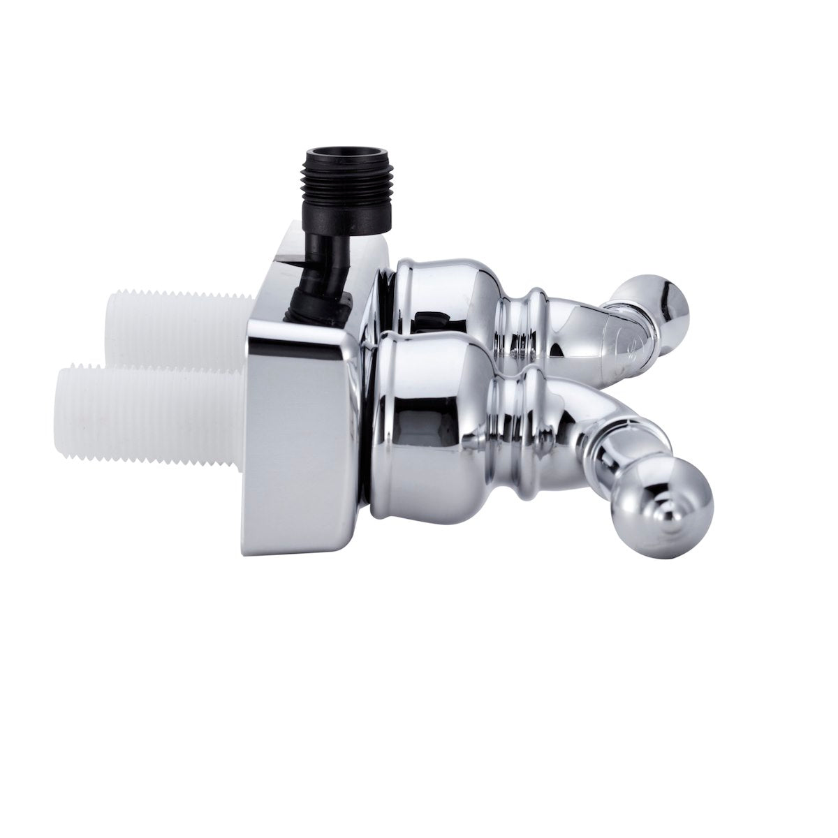 Dura Faucet Shower Control Valve, Classical Series, 2 Valve, 4 in Center Distance - DF-SA100C-CP