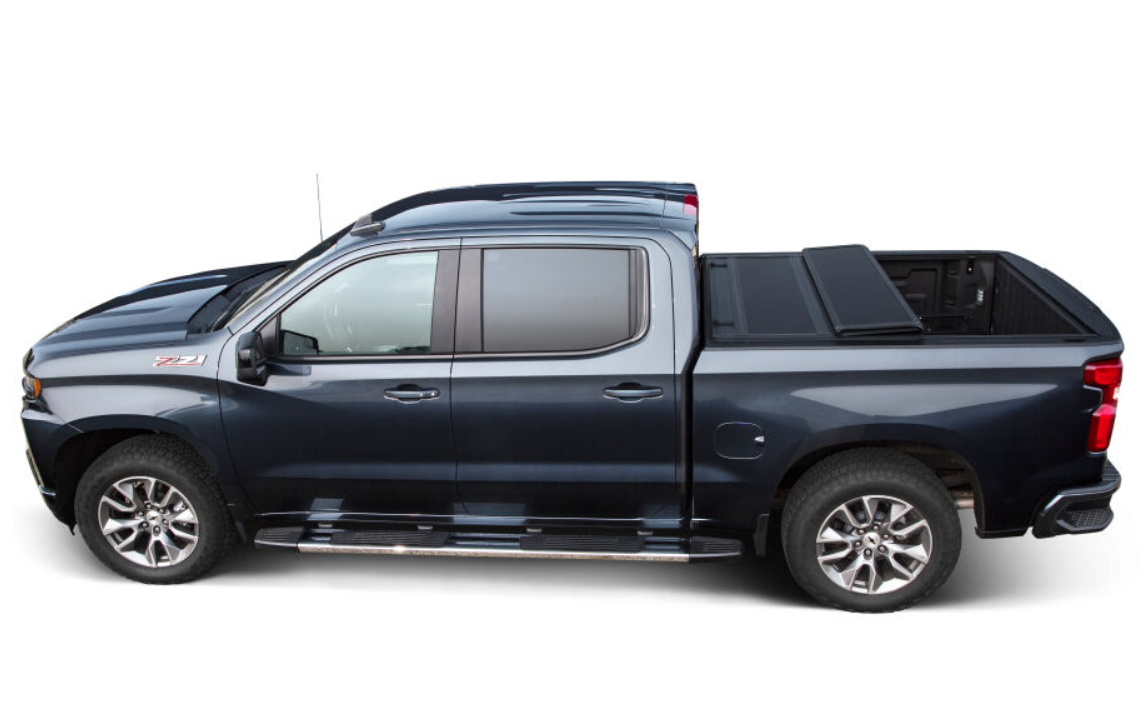 Leer Tonneau Cover, HF650M, 3 Folds/4 Panels, Black Matte - 650320