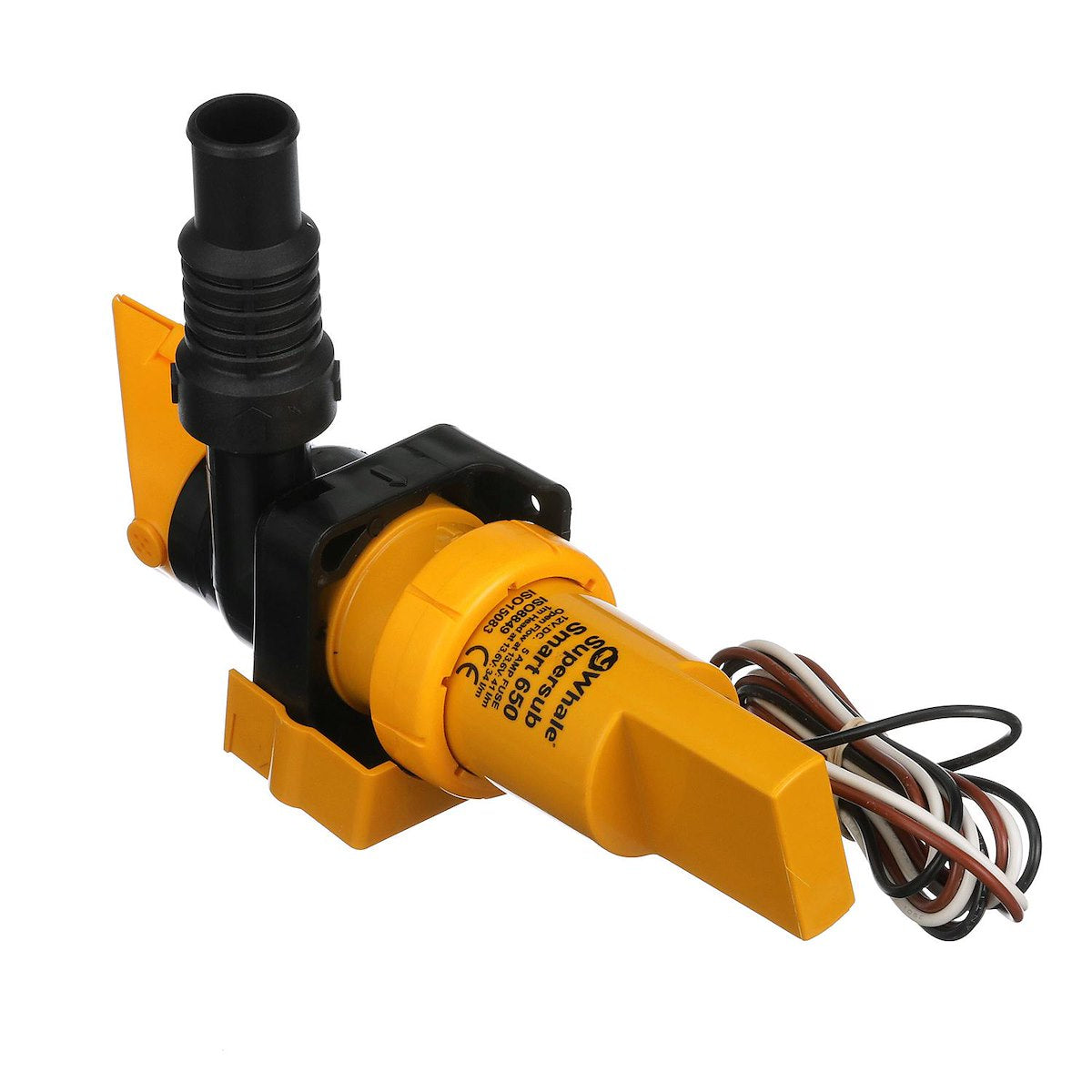 WHALE Bilge Pump, Supersub Smart 650, 650 gal Per Hour, 1 in x 1-1/8 in Port - SS5212